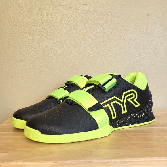 TYR L-1 Lifter Limited Edition Attak Yellow Black Weightlifting Shoes Men's 11 - Picture 3 of 7